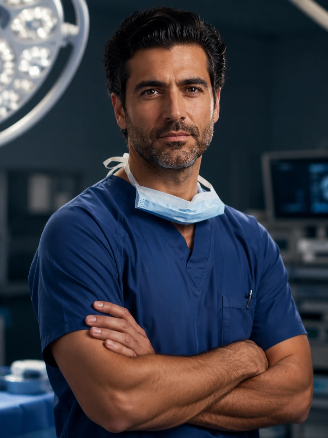 Surgeon AI portrait example created for Northkind AI Photo Booth.