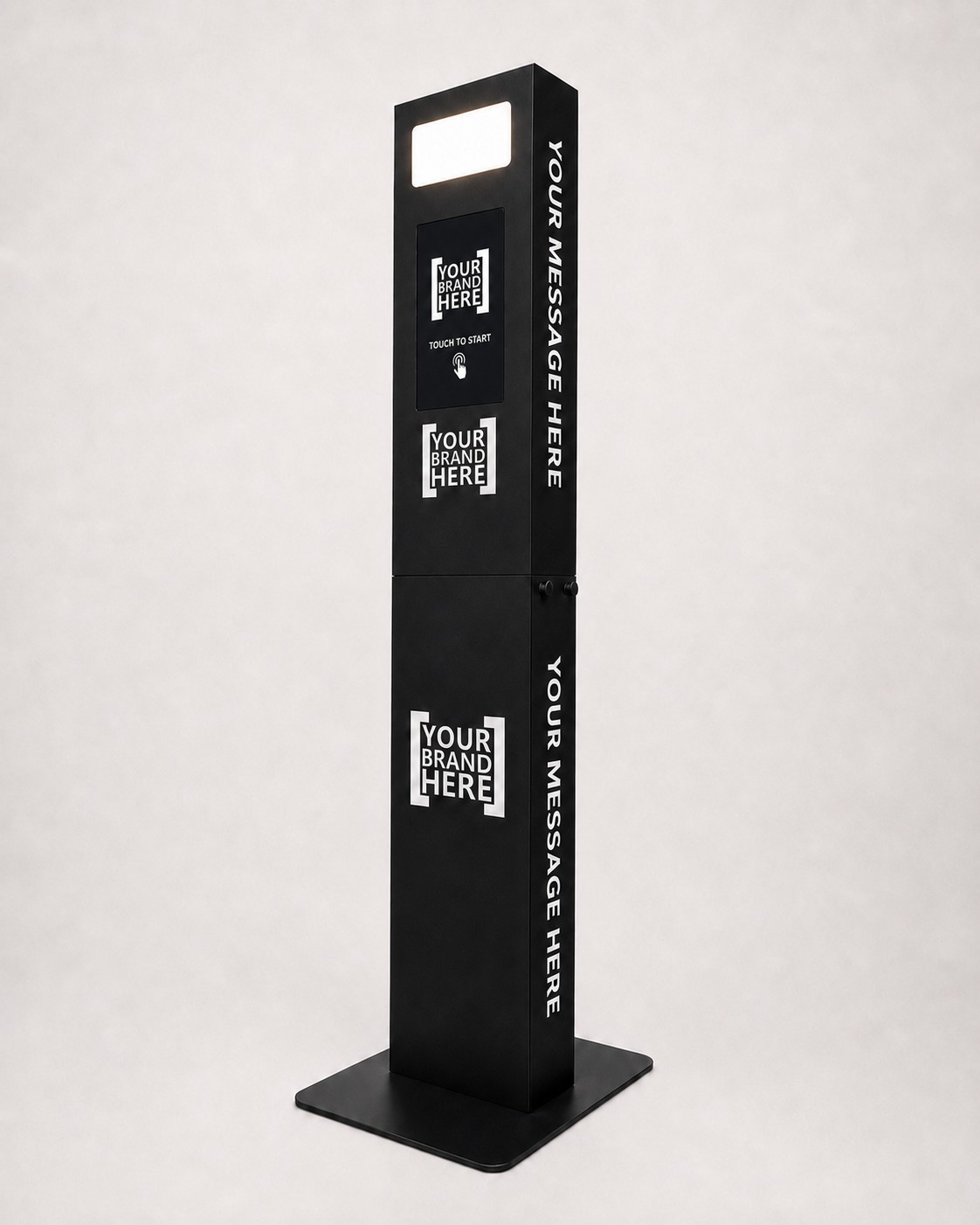 Black Northkind Brand Pod with campaign branding spaces
