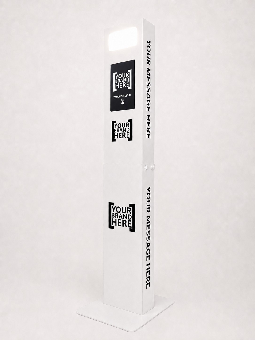 White Northkind Brand Pod with dedicated campaign branding areas